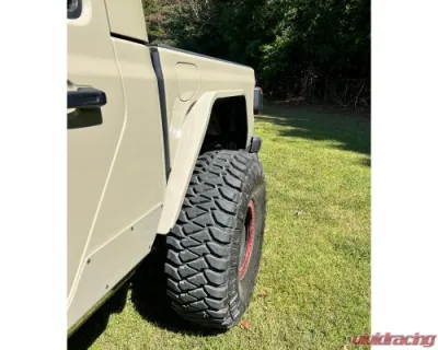 Motobilt Aluminum Rear Highline Fenders Jeep Gladiator JT 2021-2023 - MB1197-A
