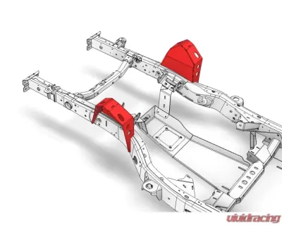 Motobilt Front Shock Towers ORI Struts Jeep Gladiator JT | Wrangler JL | JLU - MB1565