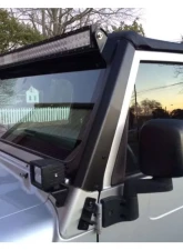 Motobilt A Pillar LED Light Mounts Jeep Wrangler TJ | LJ                                     - MB2033-Powder-2 - Image 4