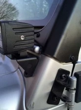 Motobilt A Pillar LED Light Mounts Jeep Wrangler TJ | LJ                                     - MB2033-Powder-2 - Image 7