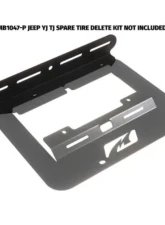 Motobilt Tailgate Light Mount MB1047 Jeep Wrangler YJ | TJ                                     - MB2131-Powder - Image 2