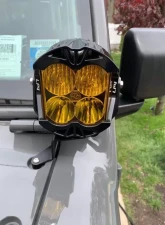 Motobilt A-Pillar Light Mount Kit Stainless Steel Jeep Wrangler JL | Jeep Gladiator JT                                     - MB2134-SS - Image 4