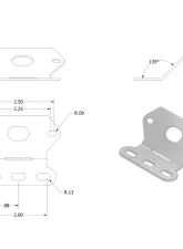Motobilt Rock Light Universal Bracket                                     - MB2179 - Image 4