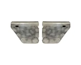 Motobilt Aluminum Rear Half Doors Jeep Wrangler JL | JLU | Gladiator JT