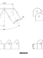 Motobilt Rear Axle Upper Control Arm Mounts Truss                                     - MB3049 - Image 4