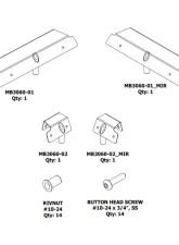 Motobilt Soft Upper Window Adapter Kit Front Half Doors Jeep Wrangler JKU                                     - MB3060 - Image 3