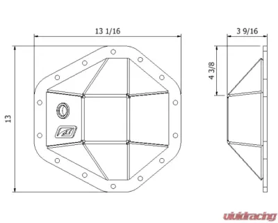 Motobilt 14 Bolt Differential Cover - MB4012
