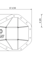 Motobilt 13 Bolt Differential Cover                                     - MB4067 - Image 3