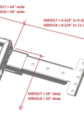 Motobilt Interior Cargo Rack Jeep Wrangler JL | JLU | JK | JKU | Gladiator JT                                     - MB5018 - Image 7