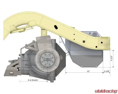 Motobilt Stretch Underbody Fuel Cell Jeep Wrangler TJ | LJ 1997-2006 - MB5020