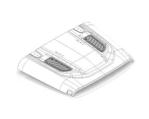 Motobilt Hood Vent Kit for Jeep Rubicon JL|JLU|JT - MB5536