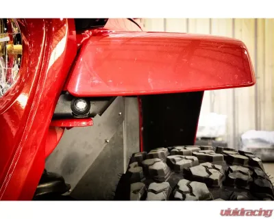 Motobilt Front Fender Chop Bracket Fender Brackets with Two Pair LED Sidemarker Lights Jeep Non-Rubicon JL/JT - MB1135-NR-MB6500-2PR