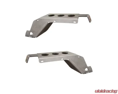 Motobilt Front Fender Chop Bracket Fender Brackets with Two Pair LED Sidemarker Lights Jeep Non-Rubicon JL/JT - MB1135-NR-MB6500-2PR