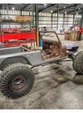 Motobilt 15 inch Stretch Over the Rail Corner Armor for Jeep YJ                                     - MB1170 - Image 3