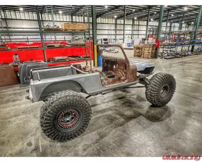 Motobilt 15 inch Stretch Over the Rail Corner Armor for Jeep YJ - MB1170