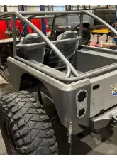 Motobilt 15 inch Stretch Over the Rail Corner Armor for Jeep YJ                                     - MB1170 - Image 4