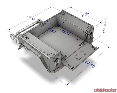 Motobilt Bobbed Replacement Bed for Jeep Gladiator - MB1178