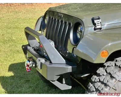 Motobilt Crusher HD Front Bumper for Jeep JK/JKU with BullBar and Skidplate - MB1209-MB1210-MB1203