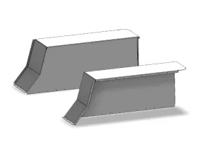 Motobilt Highline Rear Inner Fender Replacement Kit Jeep YJ 1987-1996