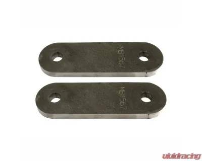 Motobilt Universal 4 Inch Straight Leaf Spring Shackles With 2 Holes Bare Steel - MB1567