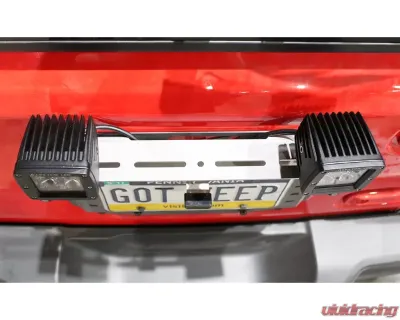 Motobilt Aluminum Rear LED Light Bracket for MB1077 Fits Jeep JL - MB2129-A