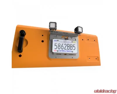 Motobilt Aluminum Tailgate Light Mount for MB1044 Fits Jeep JK - MB2130-A