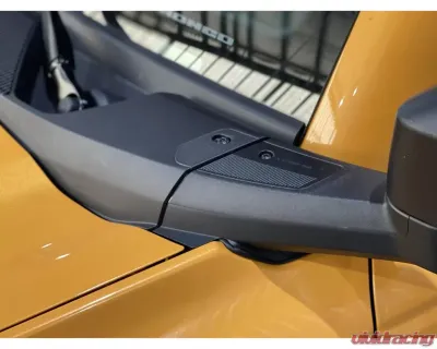 Motobilt A-Pillar LED Light Mount Ford Bronco 2021 Bare Steel - MB2158