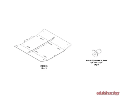 Motobilt Skid Plate Jeep JKU 2012-2018 - MB3031