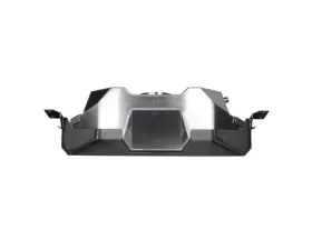 Motobilt Rear Mounted Fuel Tank Kit Includes Bare Steel Skid Plate 2007-2018 Bare Steel