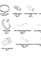Motobilt EVAP And Fuel Line Modification Kit For Rear Mounted Fuel Tank In Jeep JL                                     - MB5033 - Image 2