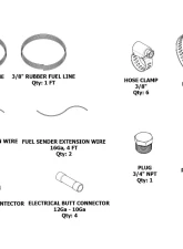 Motobilt EVAP And Fuel Line Modification Kit For Rear Mounted Fuel Tank                                     - MB5035 - Image 2