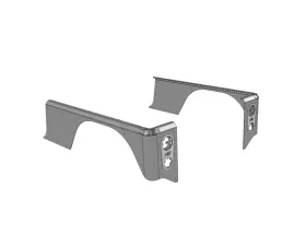 Motobilt 15 inch Stretch Over the Rail Corner Armor for Jeep YJ