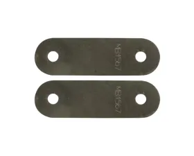 Motobilt Universal 4 Inch Straight Leaf Spring Shackles With 2 Holes Bare Steel