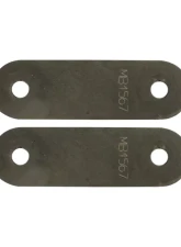 Motobilt Universal 4 Inch Straight Leaf Spring Shackles With 2 Holes Bare Steel                                     - MB1567 - Image 2