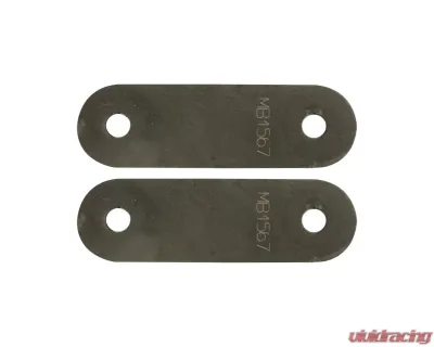 Motobilt Universal 4 Inch Straight Leaf Spring Shackles With 2 Holes Bare Steel - MB1567