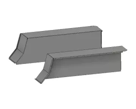 Motobilt 15 Inch Stretch Highline Rear Inner Fender Replacement Kit Jeep YJ 1987-1996