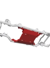 Motobilt 4 Link Suspension Bracket Kit With Skid Plate Jeep JKU 2007-2011 Bare Steel                                     - MB7000 - Image 2