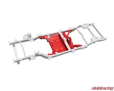 Motobilt 4 Link Suspension Bracket Kit With Skid Plate Jeep JKU 2007-2011 Bare Steel - MB7000