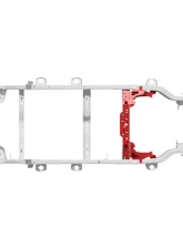 Motobilt 4 Link Front Suspension Brackets With Transmission Crossmember Jeep JKU 2012-2018                                     - MB7004 - Image 4