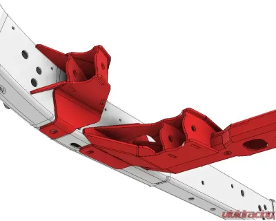 Motobilt Front 3 or 4 Link Suspension Bracket Kit Jeep JLU 2018-2023 - MB7007
