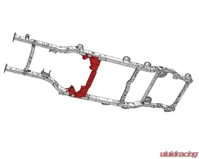 Motobilt Front 3 or 4 Link Suspension Bracket Kit Jeep JLU 2018-2023 - MB7007