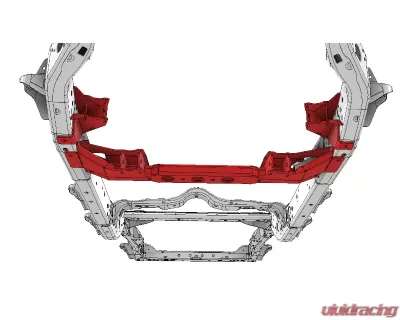 Motobilt Front 3 or 4 Link Suspension Bracket Kit Jeep JLU 2018-2023 - MB7007