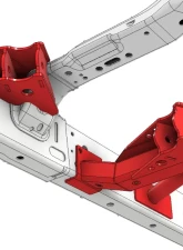 Motobilt Rear 4 Link Suspension Bracket Kit Jeep JLU 2018-2023                                     - MB7008 - Image 2