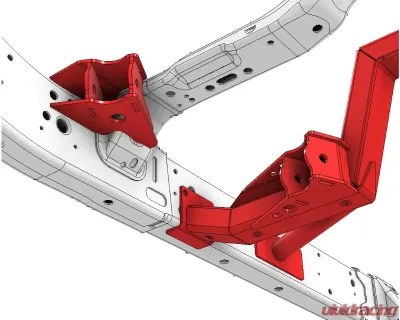 Motobilt Rear 4 Link Suspension Bracket Kit Jeep JLU 2018-2023 - MB7008