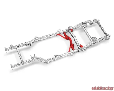 Motobilt Rear 4 Link Suspension Bracket Kit Jeep JLU 2018-2023 - MB7008