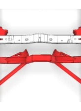 Motobilt Rear 4 Link Suspension Bracket Kit Jeep JLU 2018-2023                                     - MB7008 - Image 6