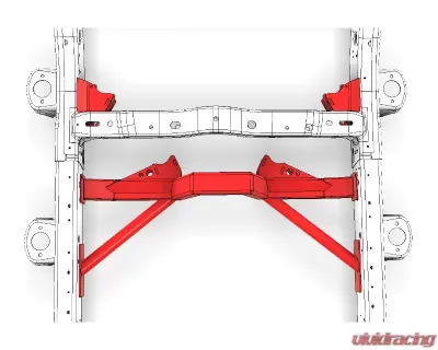 Motobilt Rear 4 Link Suspension Bracket Kit Jeep JLU 2018-2023 - MB7008