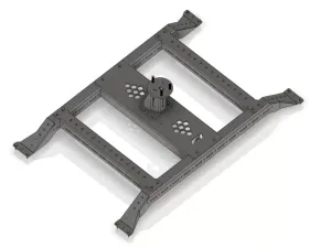 Motobilt Motobed 8-Lug Tire Carrier Rack for Replacement Bed Jeep JT Gladiator 2019-2022
