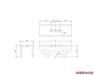 Motobilt Dana 35 Spring Perch 2.5 x 2.5 - MB4066