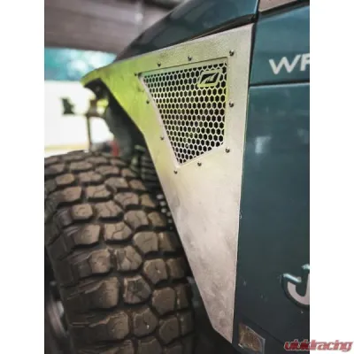Motobilt 0" Aluminium Highline Front Fenders Jeep Wrangler TJ/LJ - MB1083-0-A